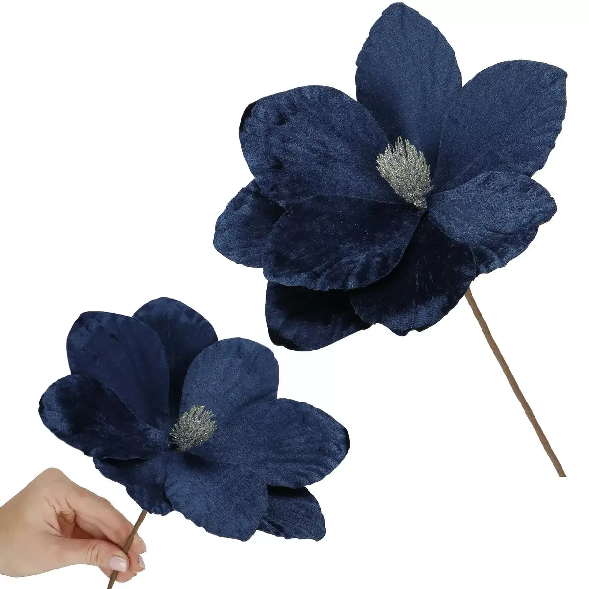 Springos CA1232 Artificial Magnolia Flower 20 cm Photo 2