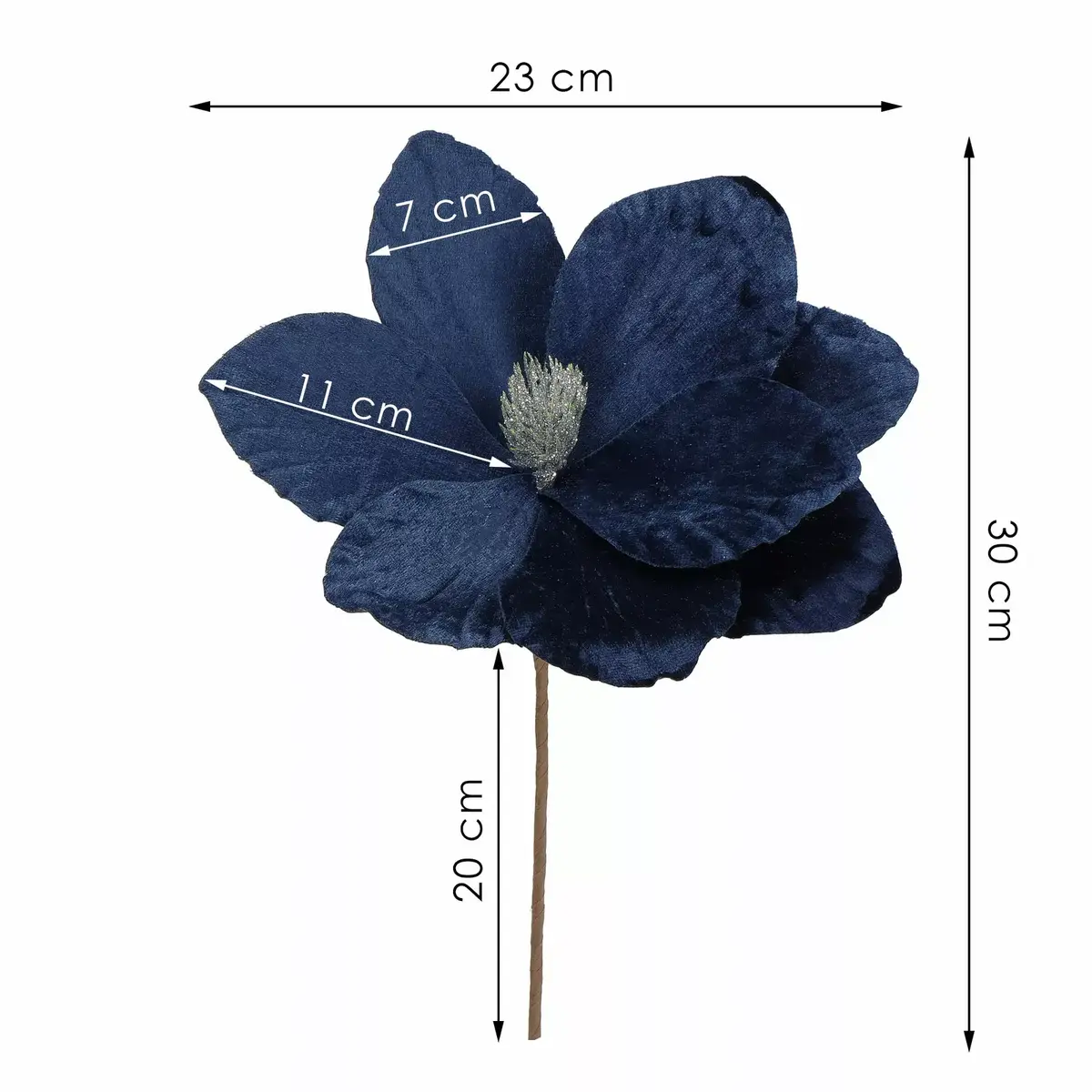 Springos CA1232 Artificial Magnolia Flower 20 cm Photo 9