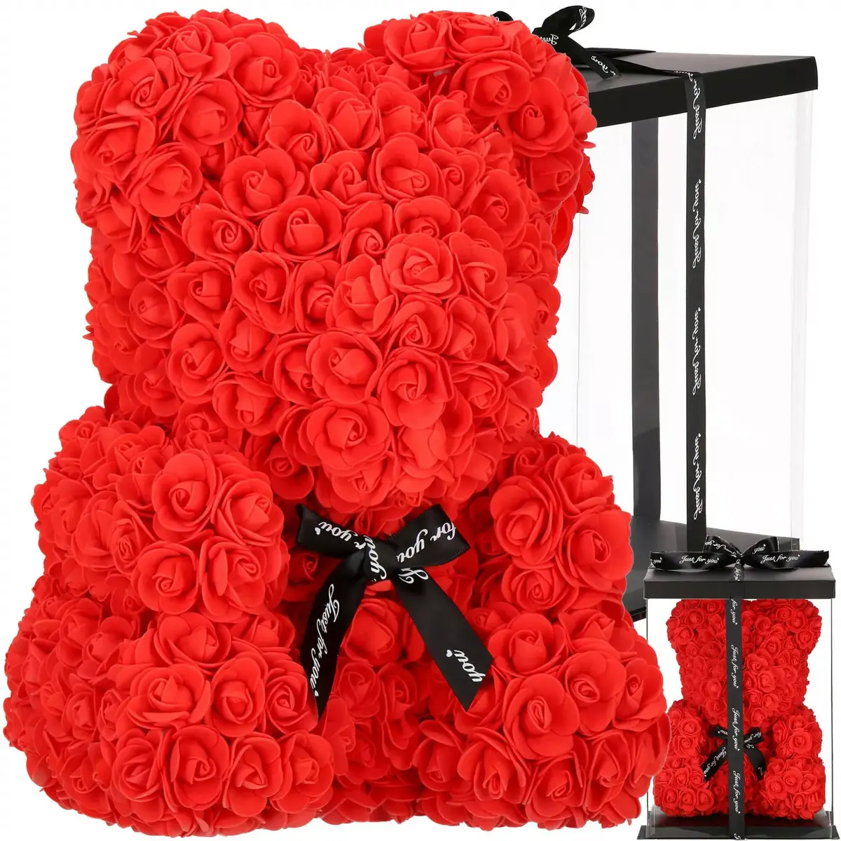 Decorative floral bear Springos HA7224 Photo 2