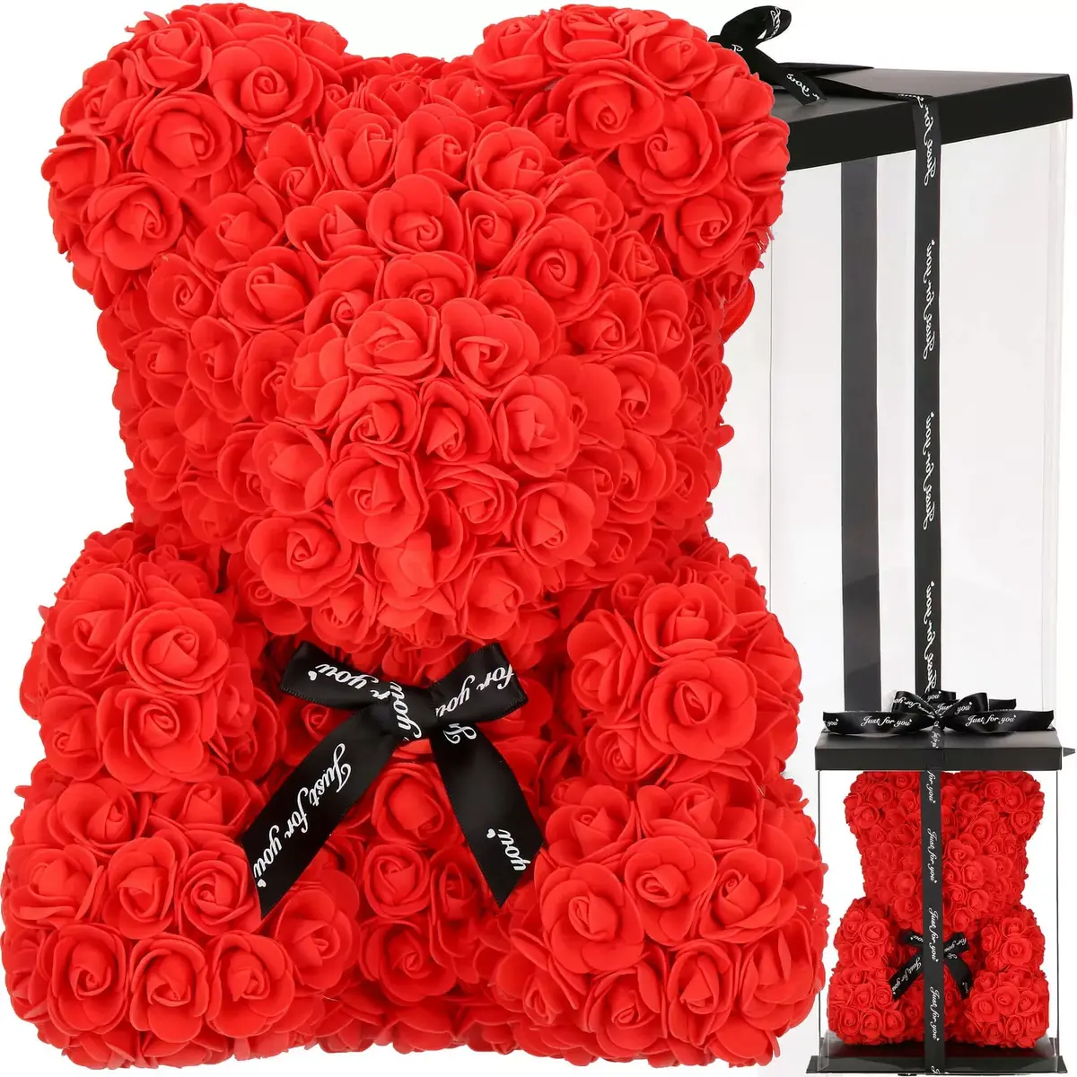 Decorative floral bear Springos HA7224 Photo 3
