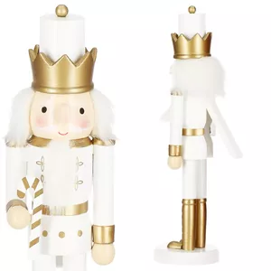 Новогодняя фигурка Щелкунчик Springos CA1119 30,5 см с посохом