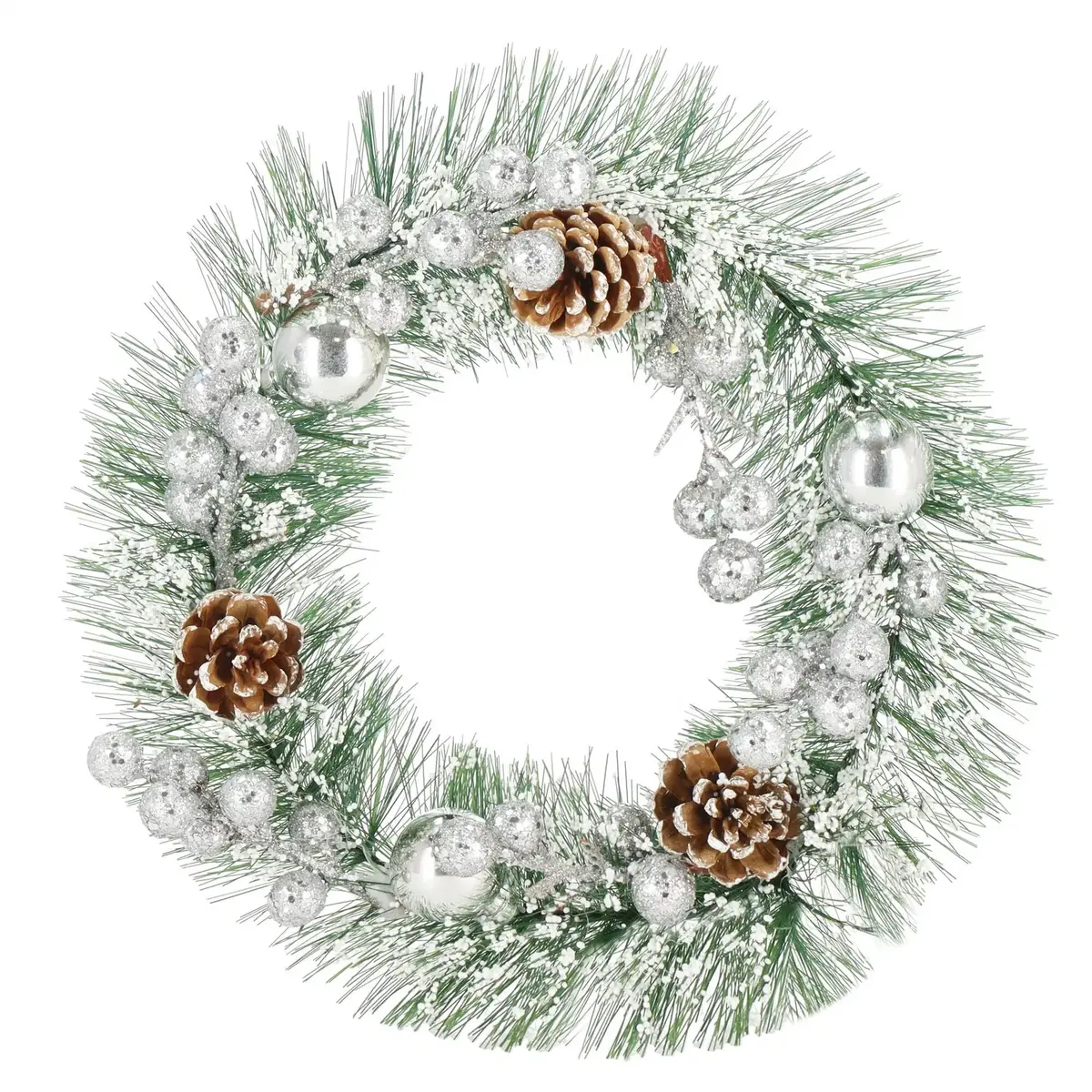 Springos CA1023 Christmas Wreath 22 cm Photo 7