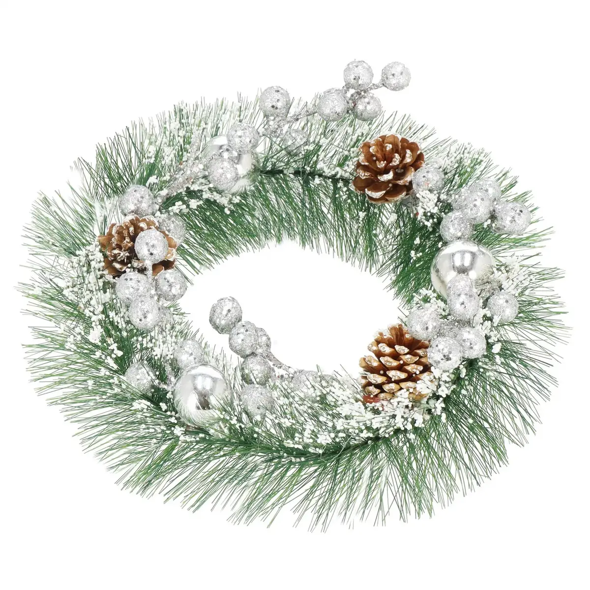 Springos CA1023 Christmas Wreath 22 cm Photo 9