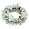 Springos CA1023 Christmas Wreath 22 cm Photo 9