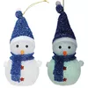 Новогоднее украшение Снеговик Springos 11 см Photo 2