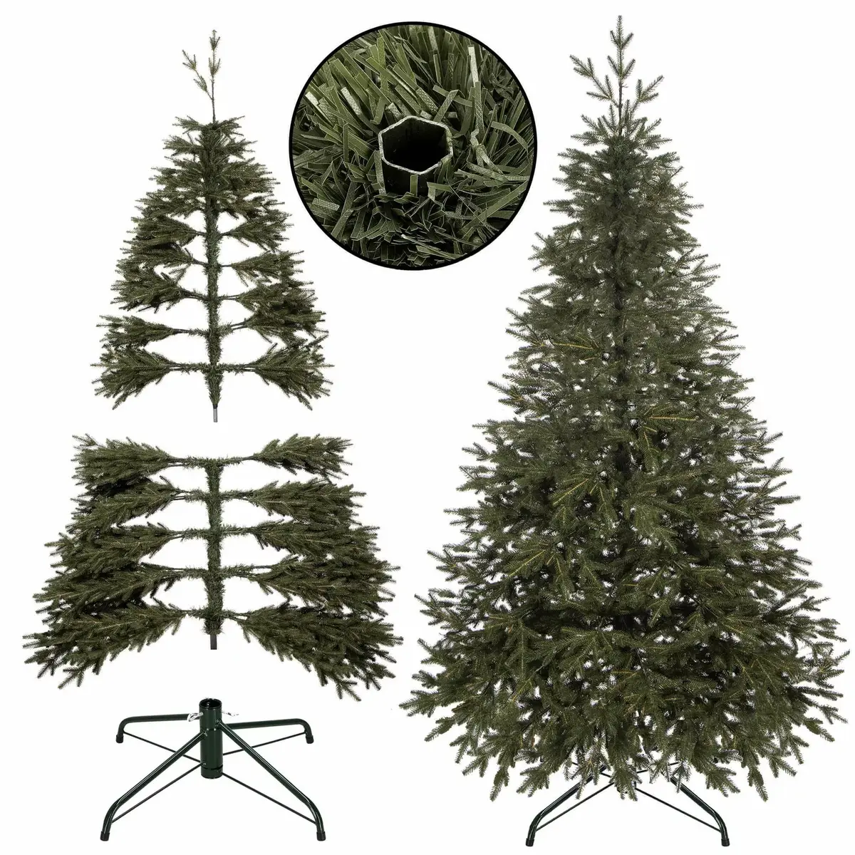 Springos CT0150 Artificial Christmas Tree 220 cm Photo 5