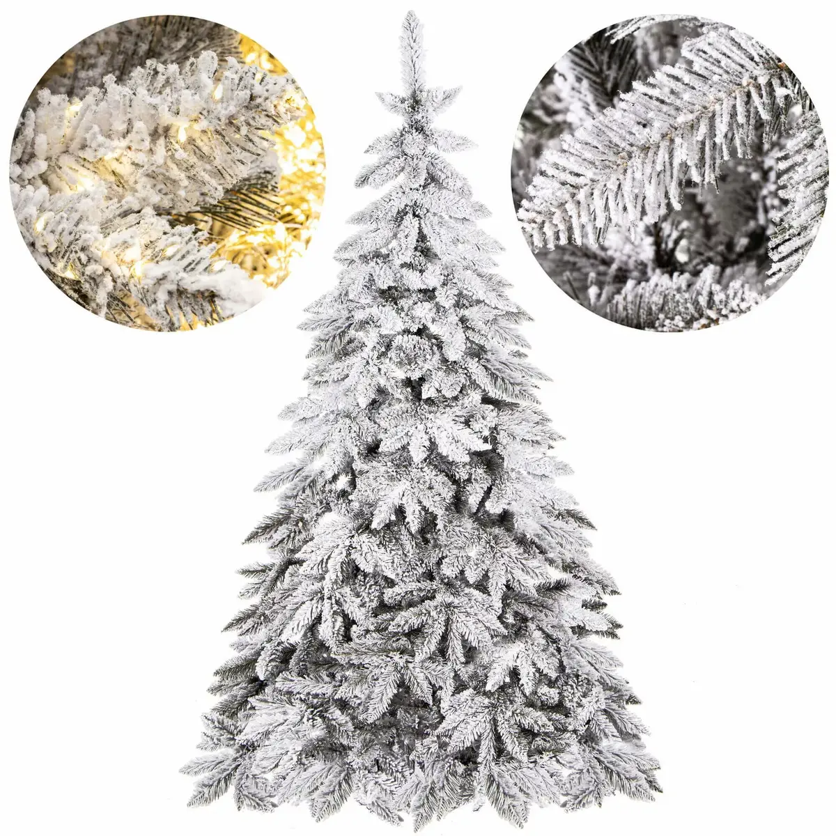 Springos CT0124 Artificial Caucasian Snow Fir 180 cm Photo 2
