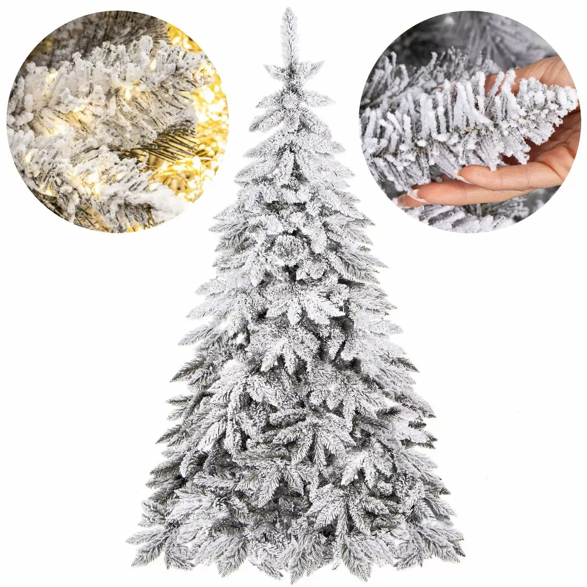 Springos CT0124 Artificial Caucasian Snow Fir 180 cm Photo 3