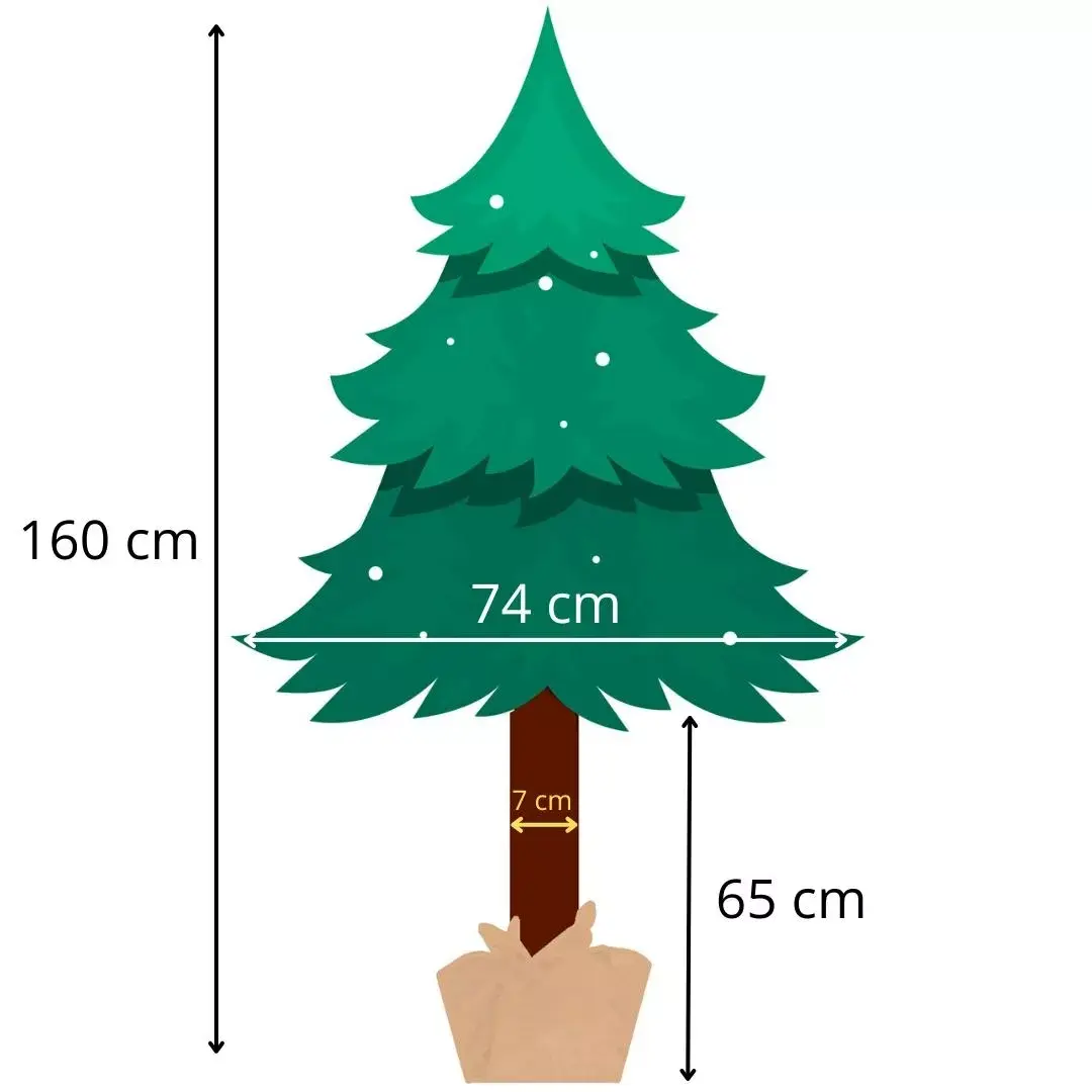 Springos CT0113 Artificial Christmas Tree 160 cm Photo 10