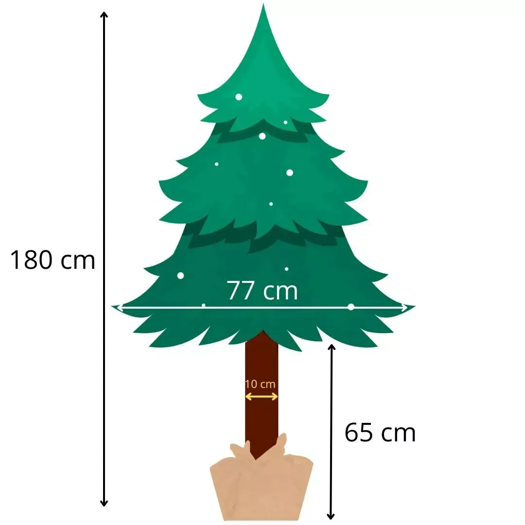 Springos CT0111 Artificial Christmas Tree 180 cm Photo 2
