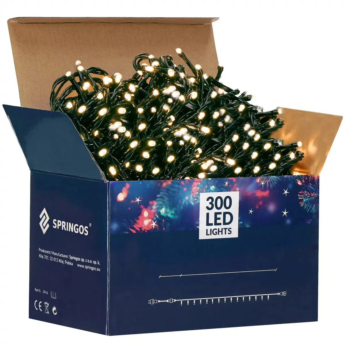Springos CL0324 — гирлянда 300 LED Photo 5