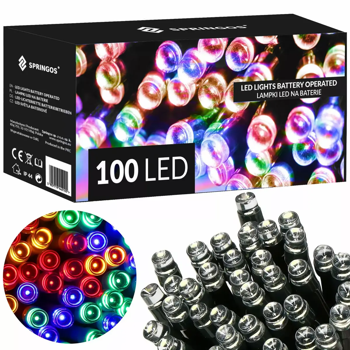 LED батарейная гирлянда Springos CL4032 Photo 7