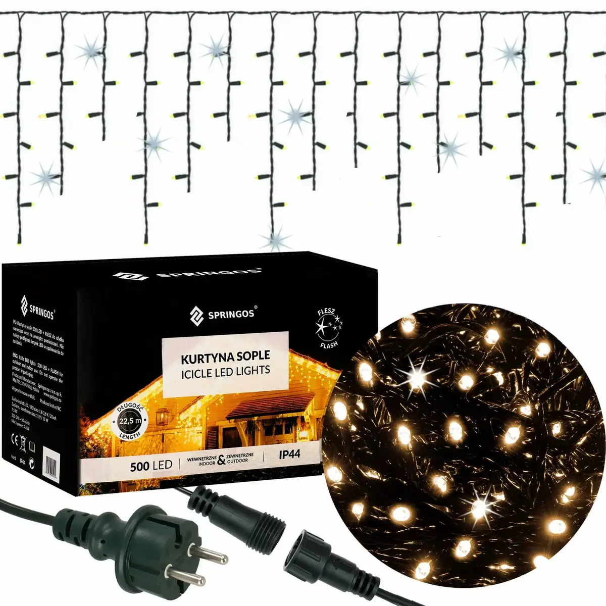 String lights Springos CL4039 — 500 LEDs Photo 10