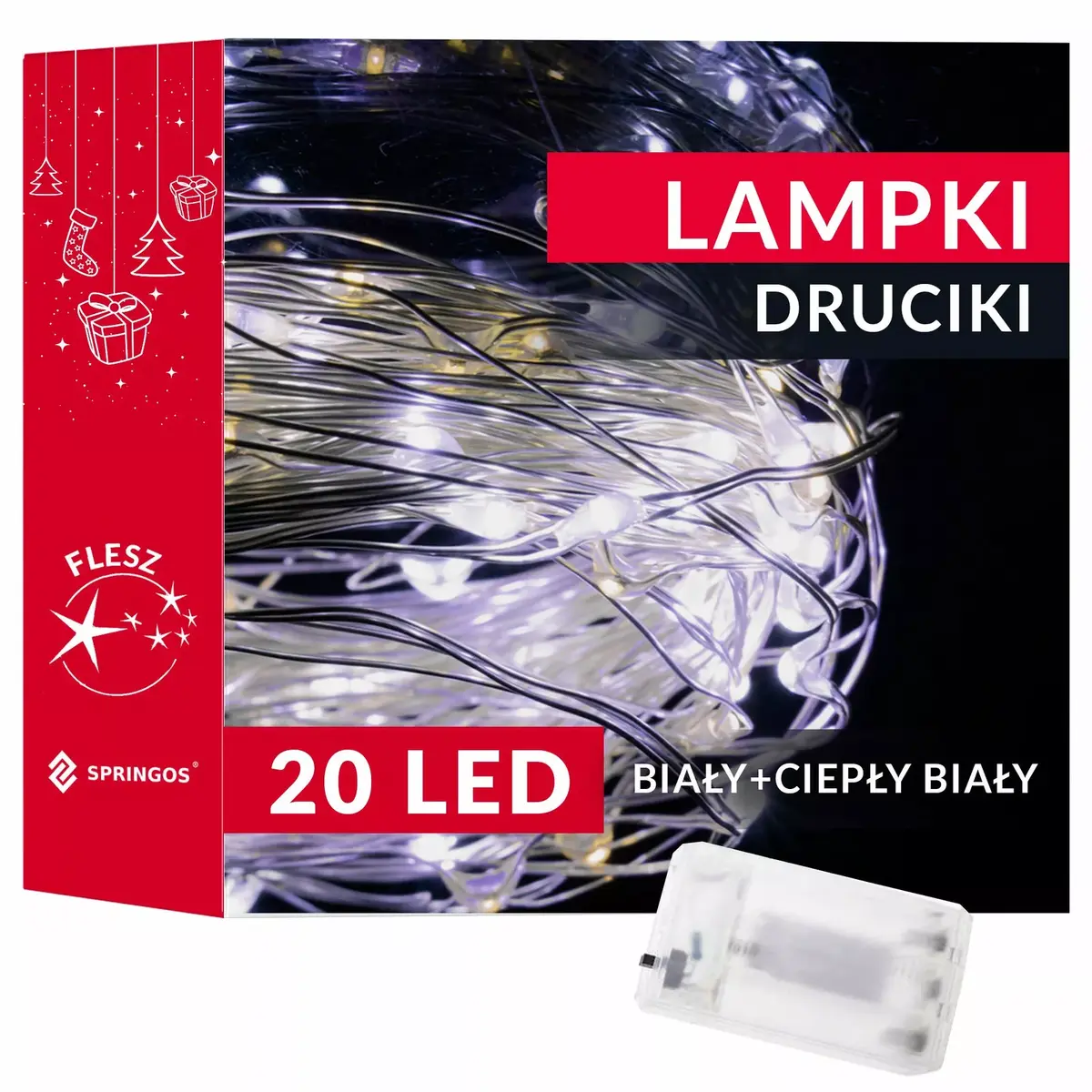 Springos CL0012 LED bateriju lampa — 20 LED Photo 7