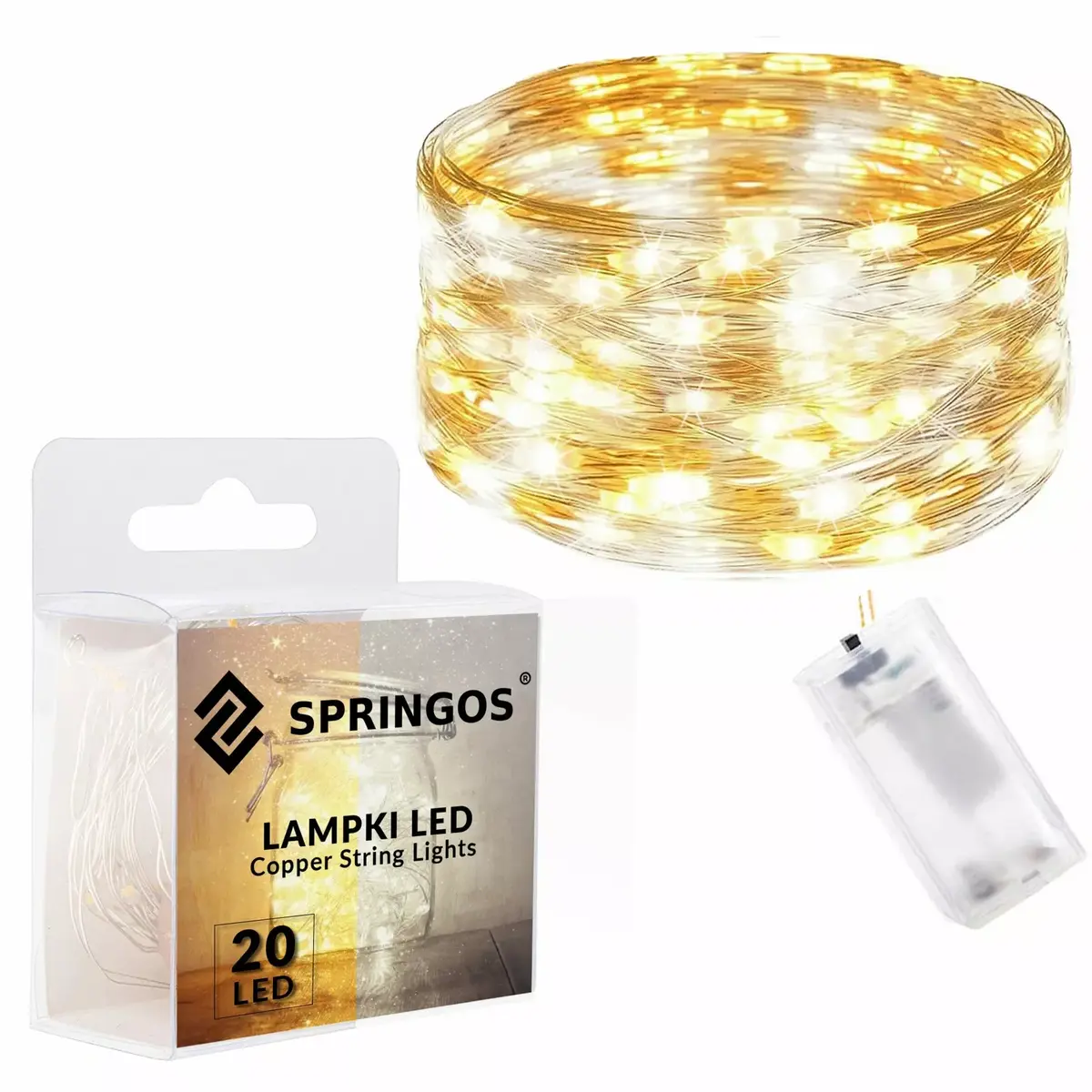 Springos CL0012 LED bateriju lampa — 20 LED Photo 9
