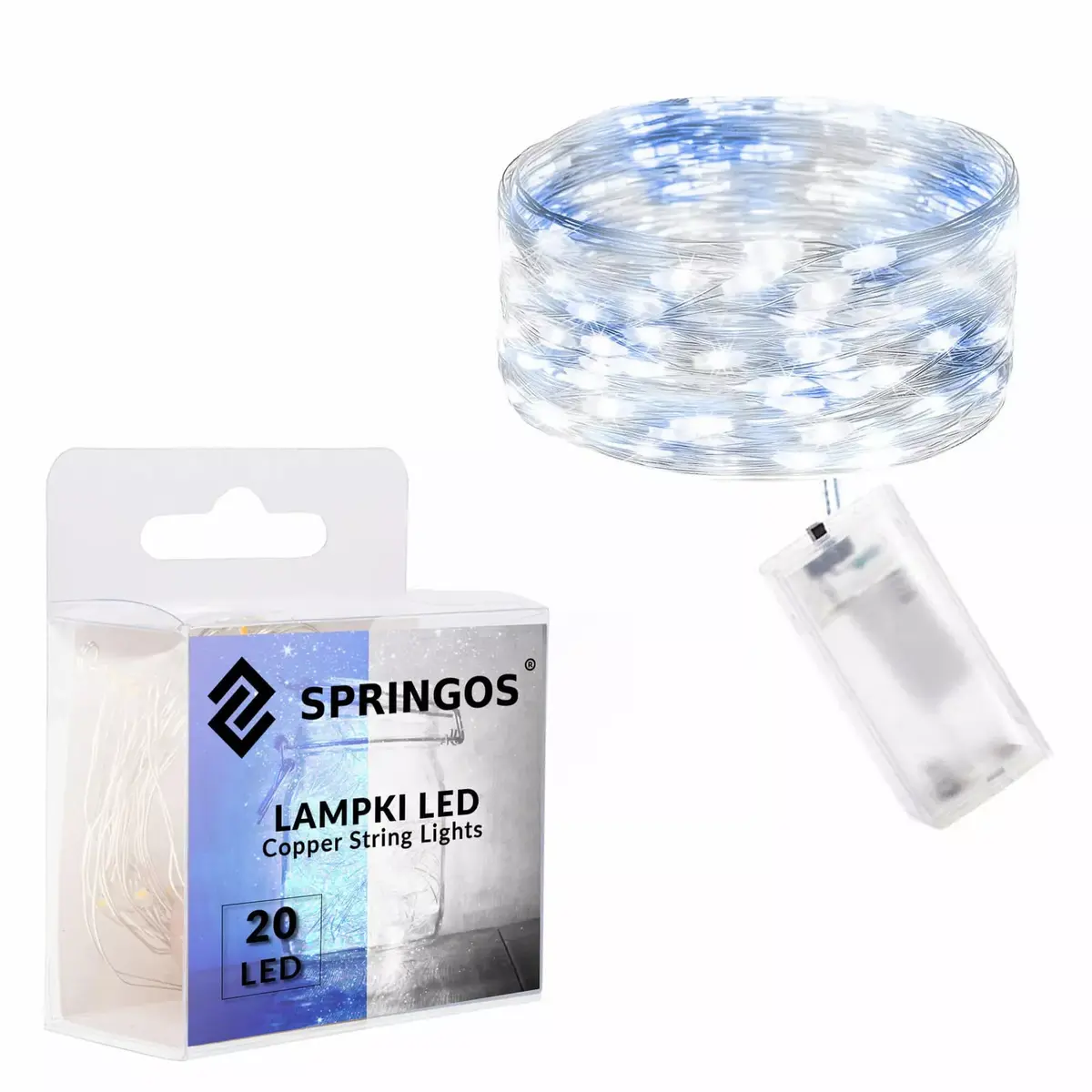 Springos CL0010 LED string lights — 20 LEDs Photo 7