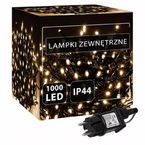 Gaismas virtene Springos CL1001 — 1000 LED, 50 m, ārējai/iekštelpu dekoratīvai apgaismošanai