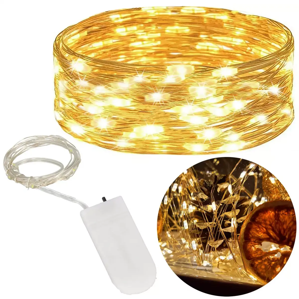 Springos CL4025 LED string lights — 20 LEDs Photo 2