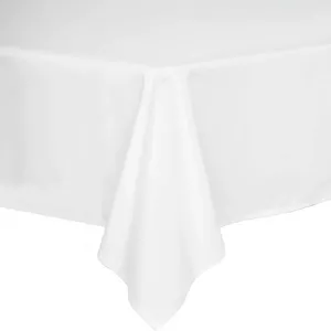 Taisnstūra galdauts Springos CA1223, 140x220 cm, balts