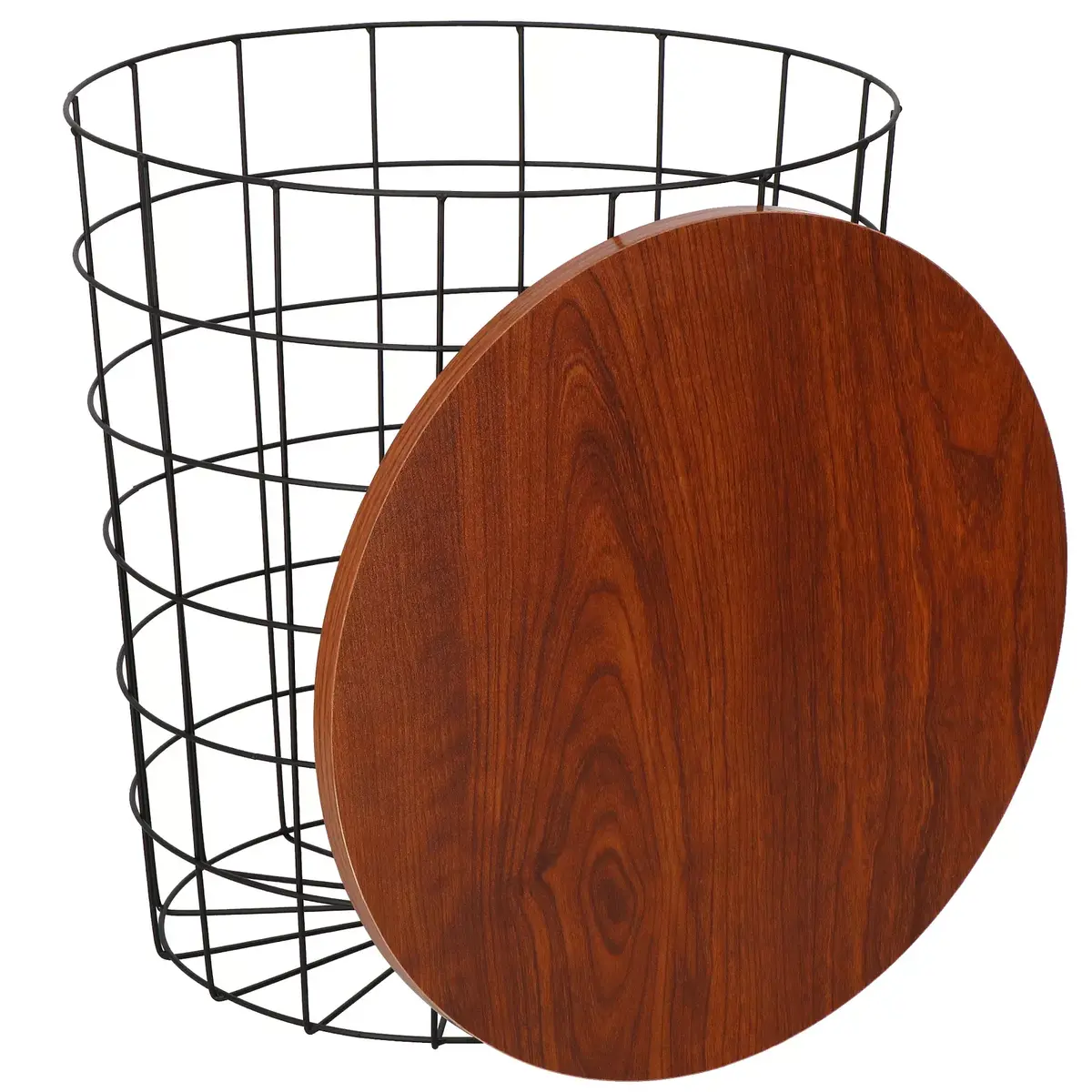 Springos CT0036 Coffee Table with Wooden Top Photo 4
