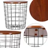 Springos CT0036 Coffee Table with Wooden Top Photo 5