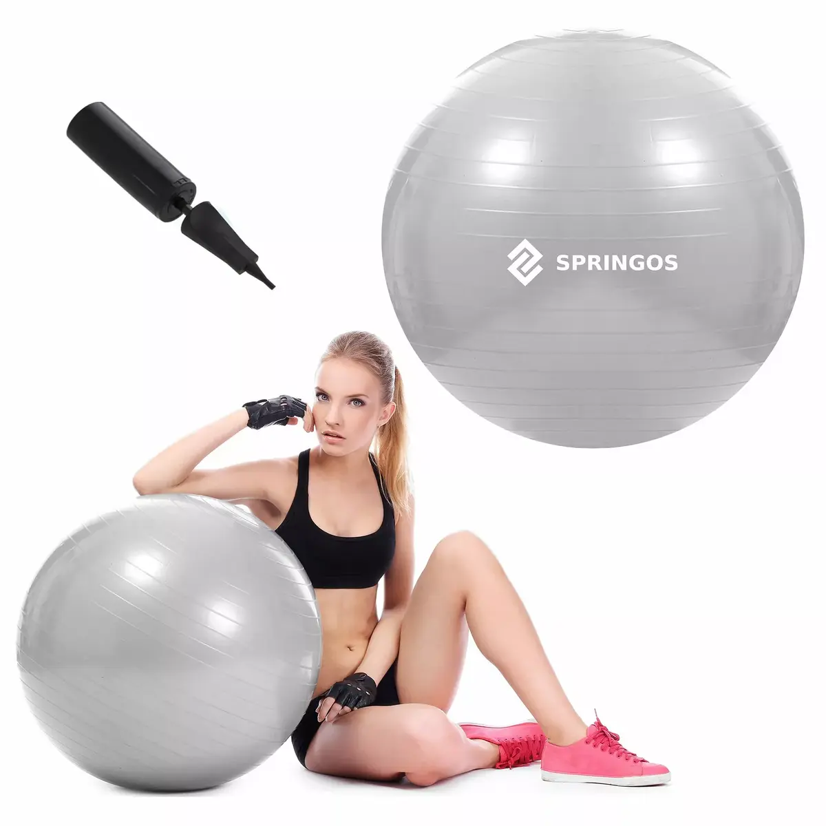 Exercise ball Springos FB0008 75 cm Photo 9