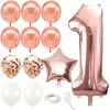 Holiday decorations set Springos PS0022 Rose Photo 5