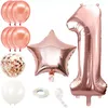 Holiday decorations set Springos PS0022 Rose Photo 6