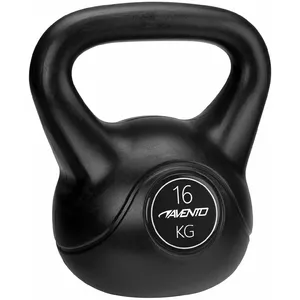 SKO AVENTO 42KF tērauda tējkannas formas hantele (kettlebell) 16kg, plastmasa un cements