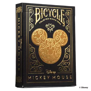 Игральные карты Bicycle Mickey Black Gold 56 шт