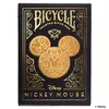 Bicycle kāršu komplekts Mickey Black Gold Photo 2
