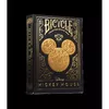 Bicycle kāršu komplekts Mickey Black Gold Photo 3