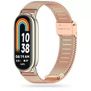 Миланская петля Tech-Protect для Xiaomi Smart Band 8, розовое золото