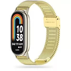 Ремешок Milanese Tech-Protect для Xiaomi Smart Band 8, золотой