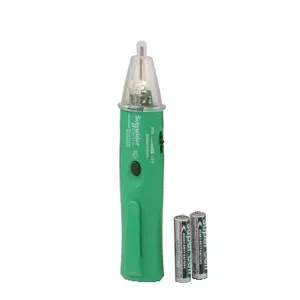 Receptacle tester Schneider Electric Unica IMT23109 — contact tester for CAT IV, 50–400 Hz, AAA battery