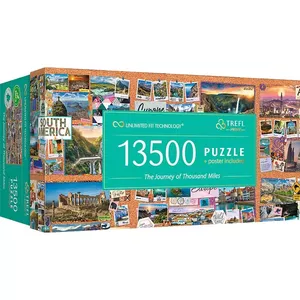 Пазл TREFL 81025 — 13 500 деталей, тема «The Journey of Thousand Miles», ширина 1376 мм