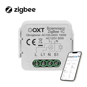 Zigbee 1 кнопка реле с диммером