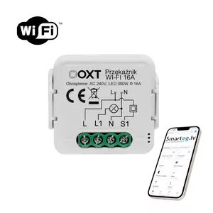 Wi-Fi 1 модуль реле 16а