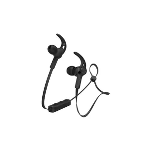 Austiņas Freedom Freedom Run bezvadu ausu āķis, iekšausu Bluetooth zvaniem un mūzikai, 20–20000 Hz, darbības rādiuss 10 m, melnas
