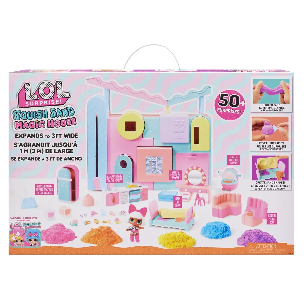 Lelle māja Squish Sand Magic House Photo 14