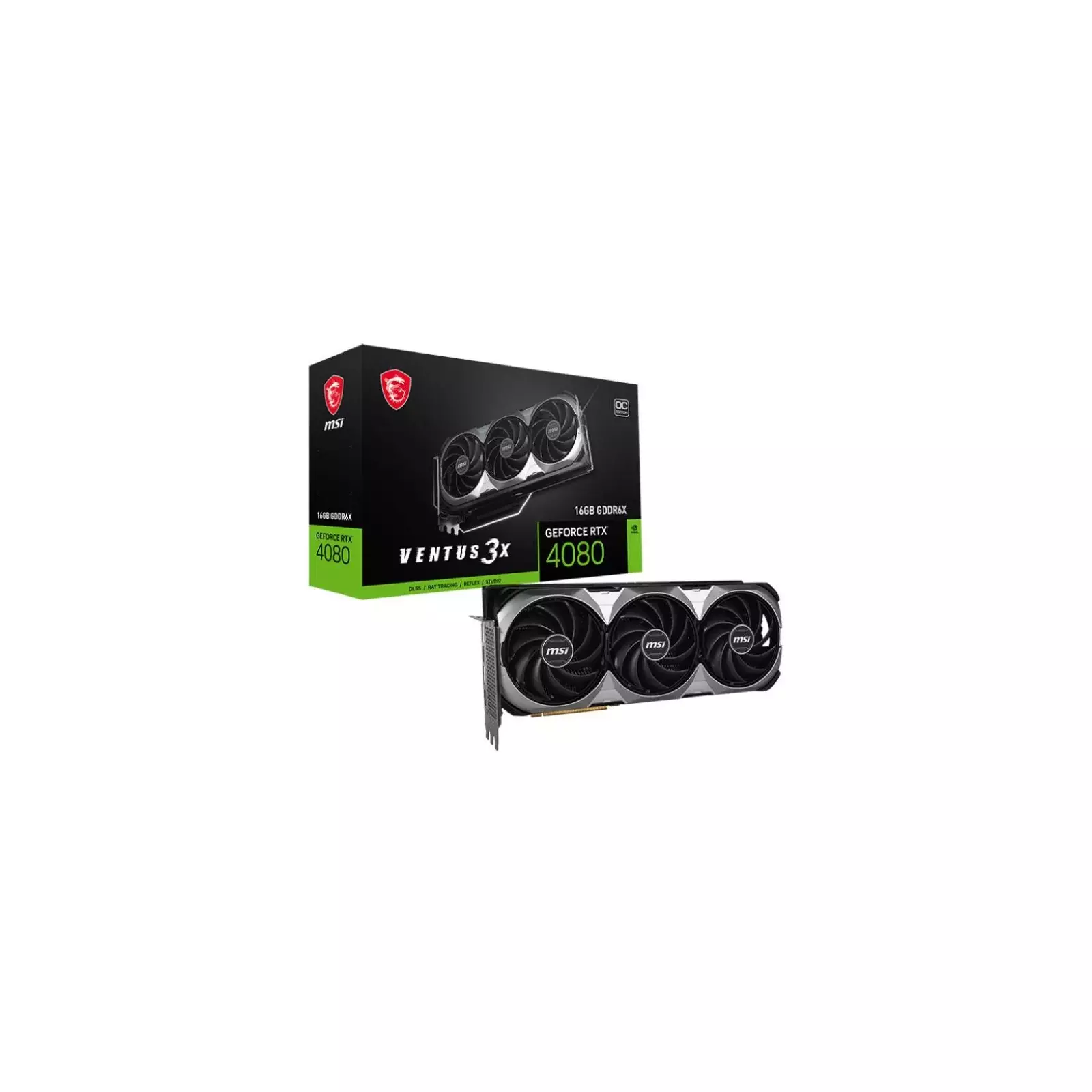 MSI Ventus GeForce RTX 4080 16GB GDDR6X PCI Express 4.0 Video Card RTX 4080  16GB VENTUS 3X OC 