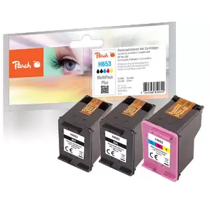 Картридж Peach HP No.653 MultiPack Plus восстановленный Цветной