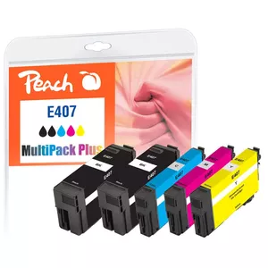 Картридж Peach Epson No.407 MultiPack Plus восстановленный Цветной