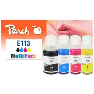 Cartridge Peach Epson CISS 113 MultiPack remanufactured Black
