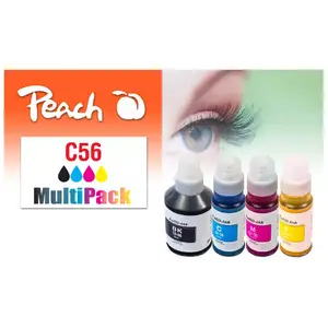 Картридж Peach Canon GI-56 MultiPack восстановленный цветной