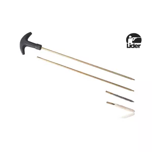 Tīrīšanas stieņu komplekts Lider SNP-55 — metāla stieņi .22/.177 (5,5 mm), melns, 200 g