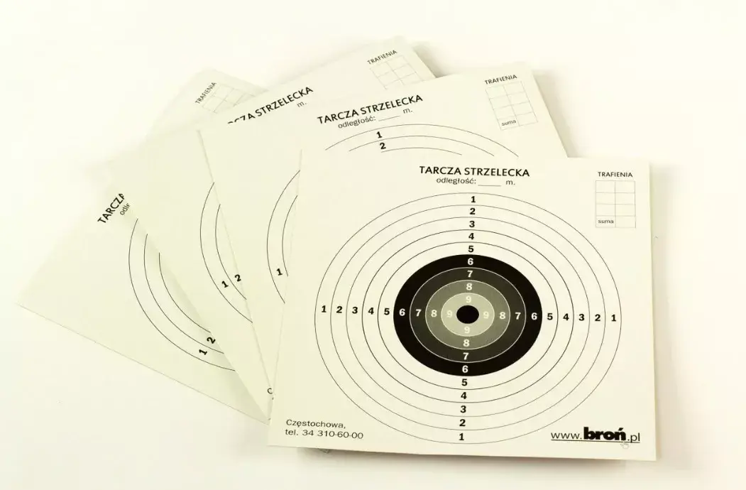 Papīra mērķi broń.pl 14 x 14 cm Photo 2
