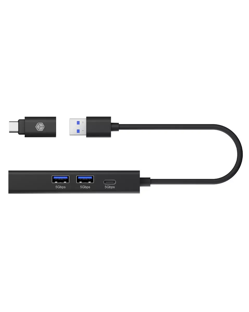 USB Хаб ICY BOX IB-HUB1439-LAN Photo 4