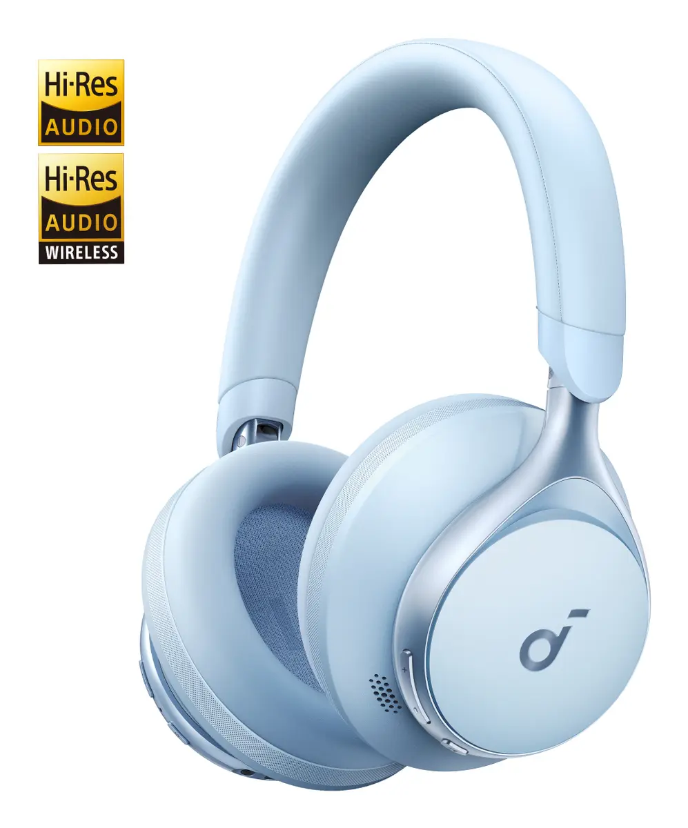 Anker Space One Wireless Bluetooth Headset Blue Photo 3
