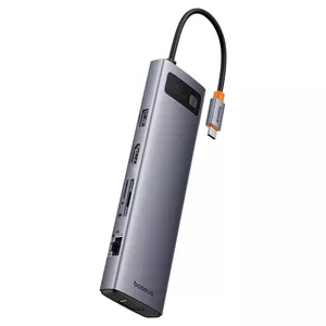 Хаб USB‑C Baseus StarJoy 11‑в‑1 с HDMI, VGA, Gigabit RJ‑45, SD/MicroSD, 5000 Mbit/с